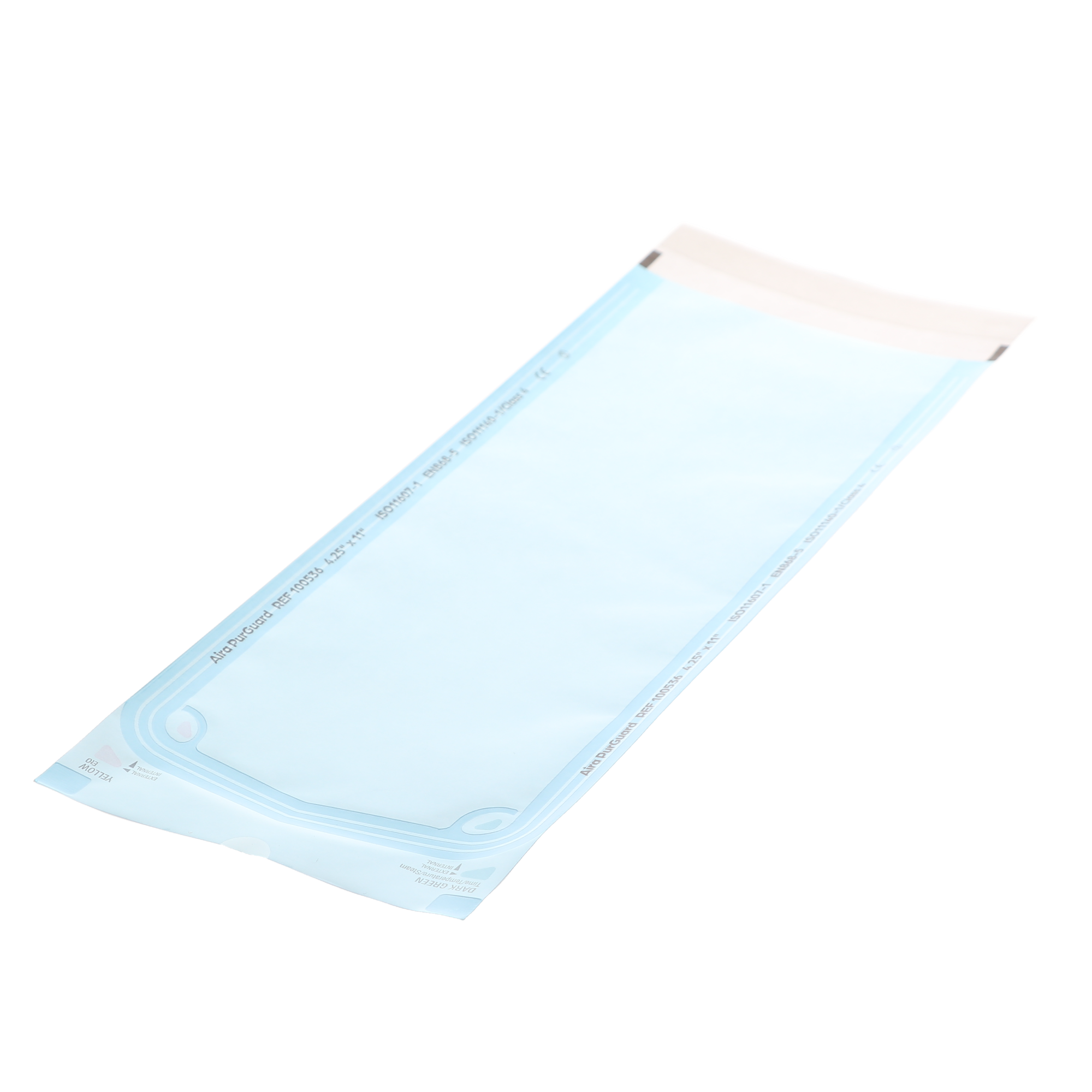 Aira 100536 PurGuard Self-Sealing Sterilization Pouches 4.25