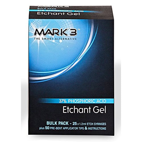 Mark3 9091 Dental Etchant Gel 37% Syringes Bulk Pack 25/Bx 1.2 mL