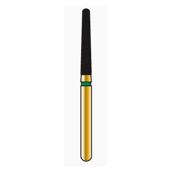 Coltene Whaledent R850C016FG Alpen Round End Taper Coarse Grit Green Diamond Burs 5/Pk