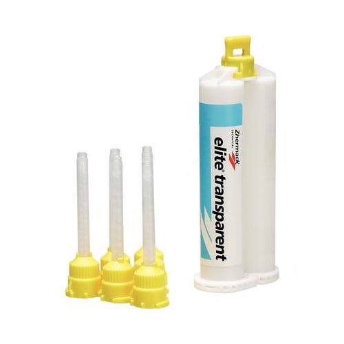 Zhermack C401600 Elite Transparent Silicone Impression Material Standard Pack 50 mL