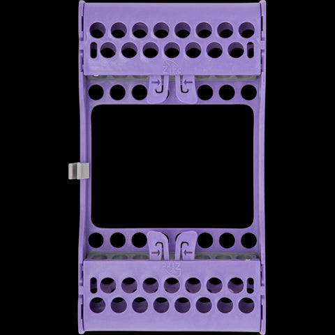 Zirc Dental 50Z927R E-Z Jett Sterilization Cassette 8-Place Neon Purple