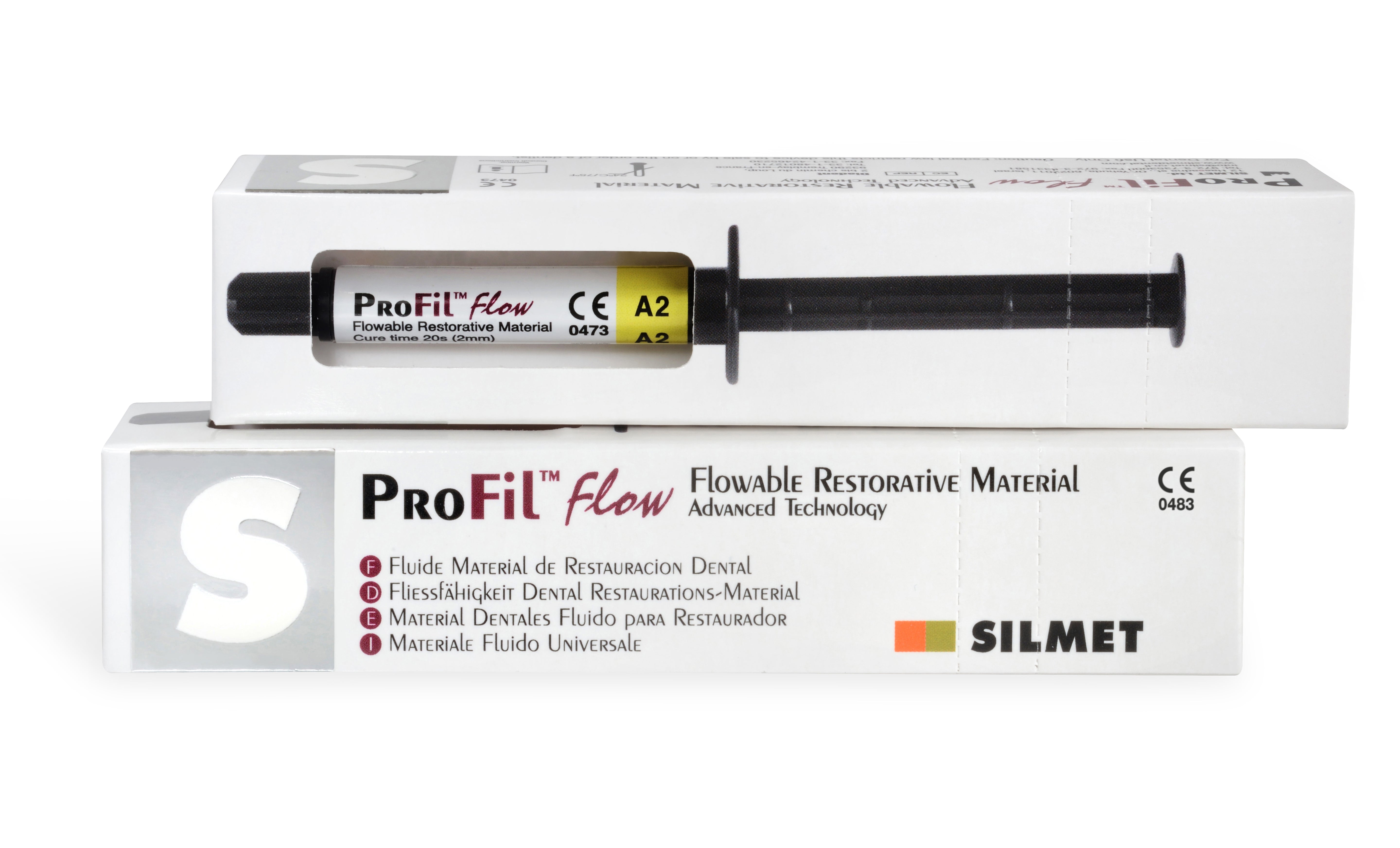 Silmet 163A02 ProFil Flow Flowable Dental Composite Syringe A2 3gm