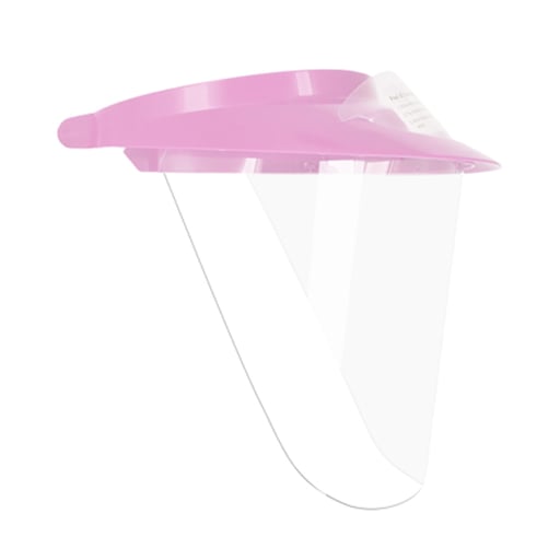 Pac-Dent V013PK iVisor Visor & Shield Kit Pink Contains 1 Visor and 3 Shields