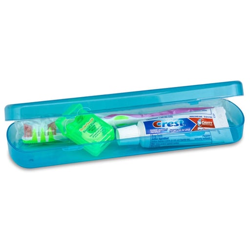 Practicon 101781 Smilegoods Adult Patient Care Cases Toothbrush Floss Toothpaste 72/Pk
