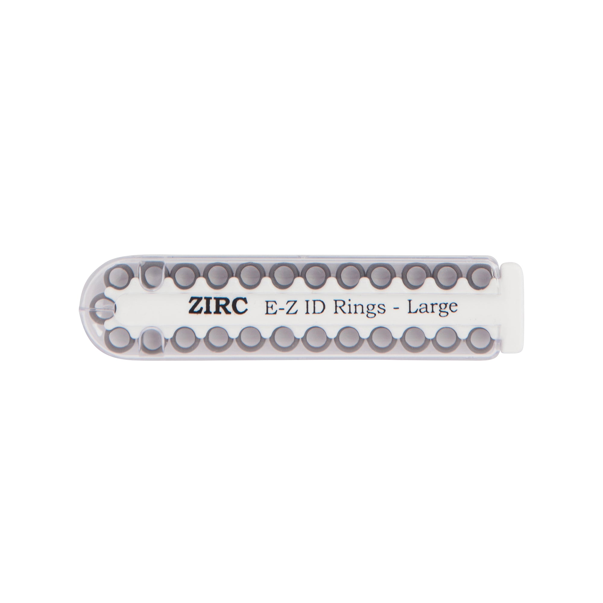 Zirc Dental 70Z200I EZ-ID Instrument Rings Large Jewel Gray 25/Pk