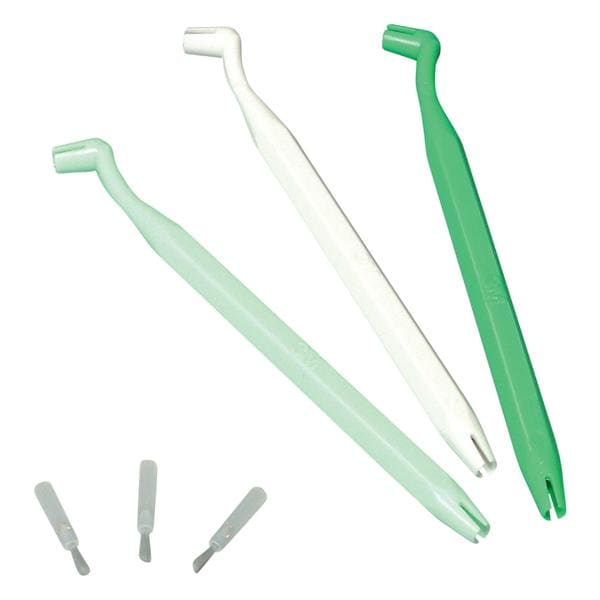 3M Solventum 1919 Dental Applicator Handles 3 Assorted Colors 120/Pk