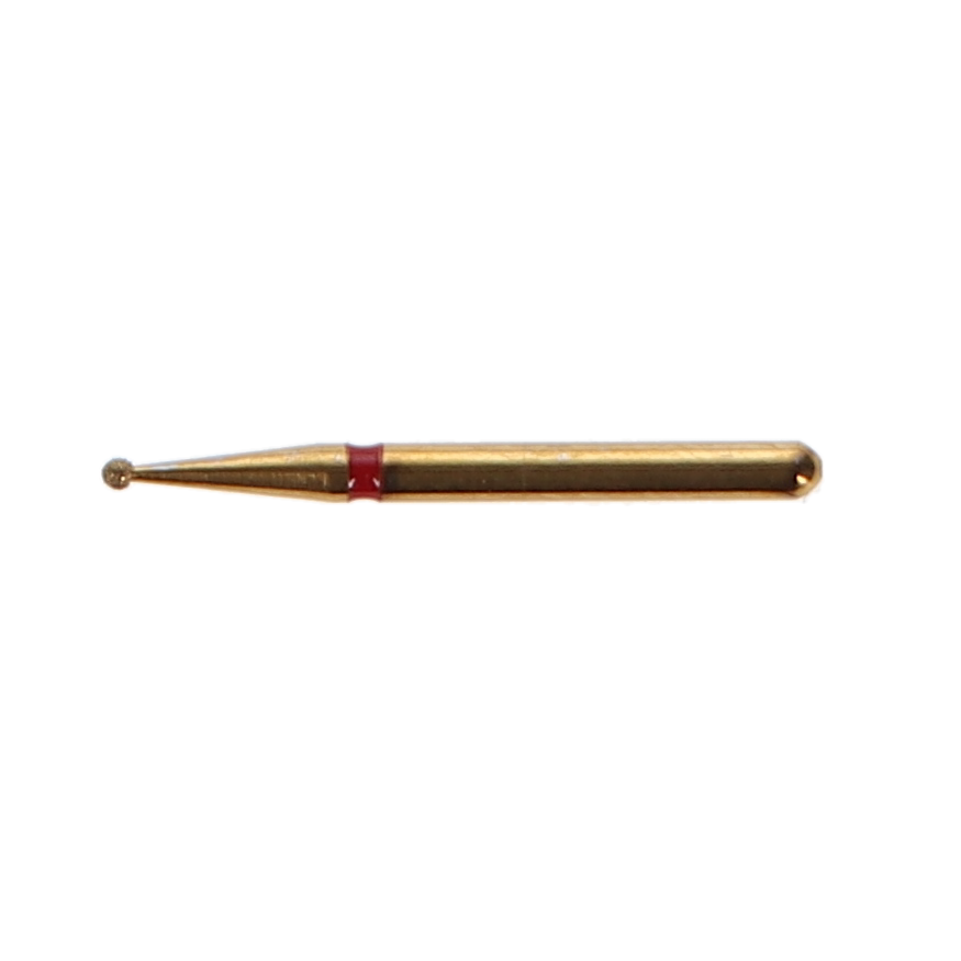 House Brand Dentistry 401950 HSB FG 801-010F Precision Zirconia Round Fine Grit Diamond Burs 5/Pk