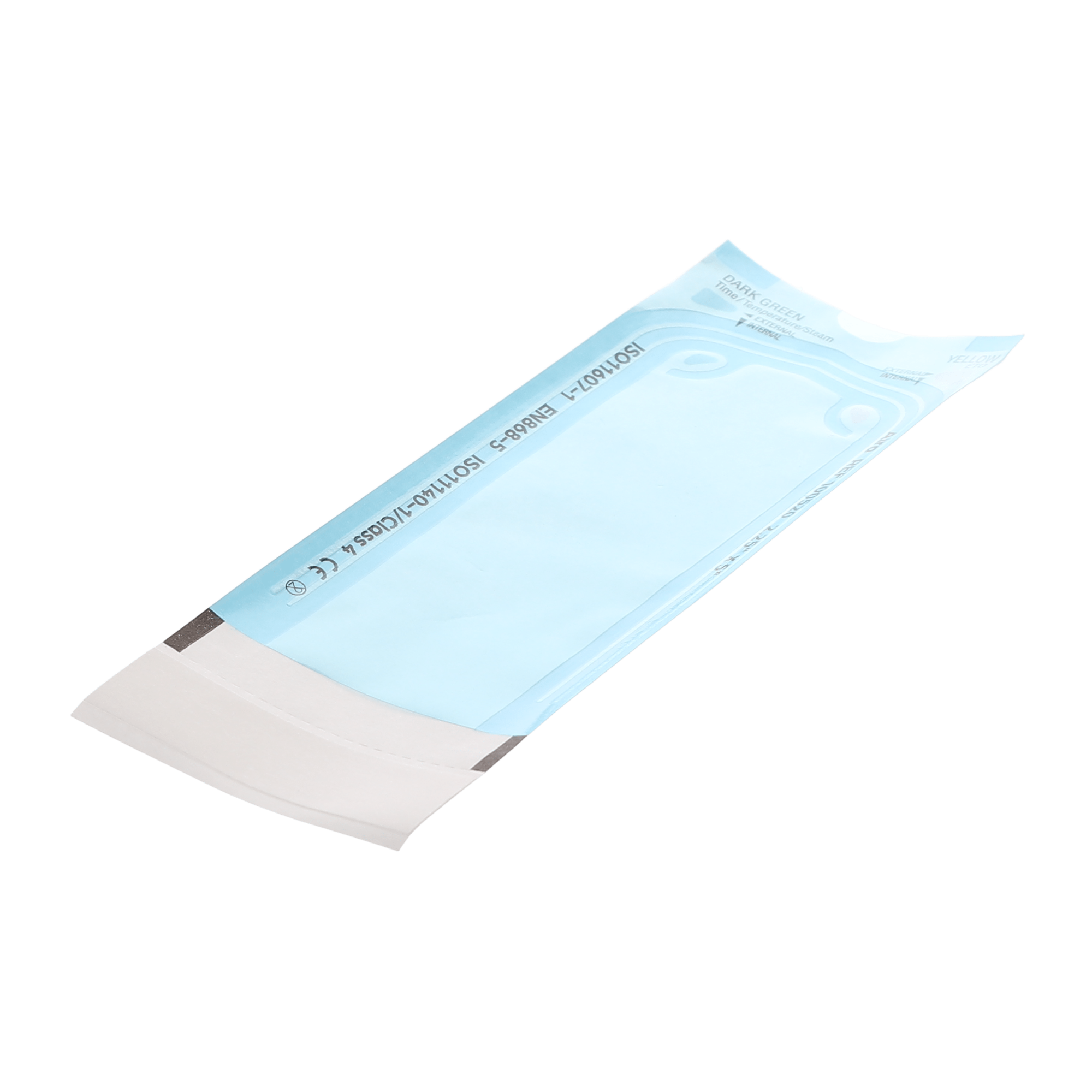 Aira 100520 Paper/Blue Film Self-Sealing Sterilization Pouches 2.25