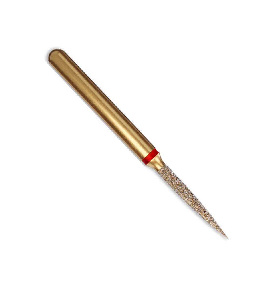 Coltene Whaledent 60032453 Alpen FG G862-314-012-08.0-F Flame Shaped Fine Grit Diamond Burs 5/Pk