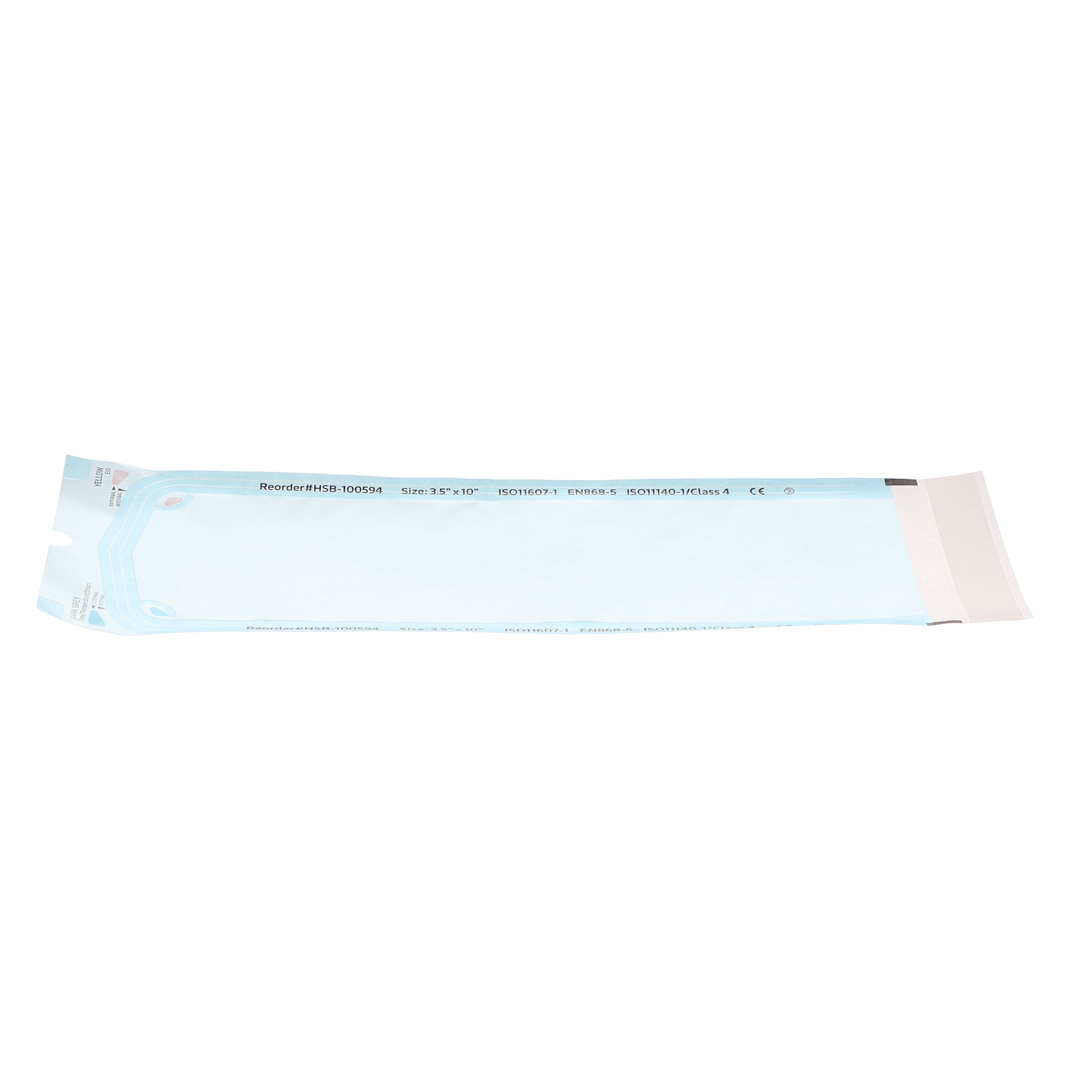 House Brand Dentistry 100594 HSB Self-Sealing Sterilization Pouches 3.50