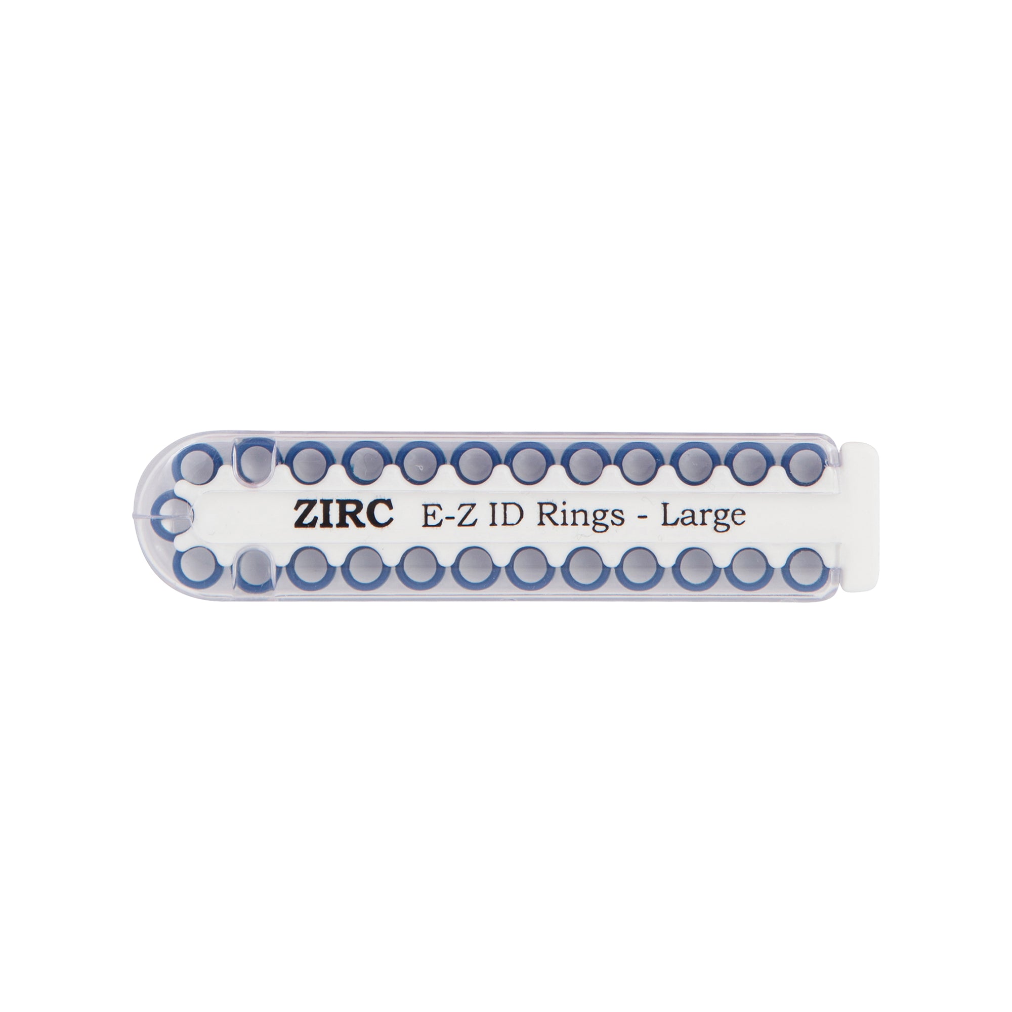 Zirc Dental 70Z200T E-Z ID Instrument Rings Large Midnight Blue 25/Pk