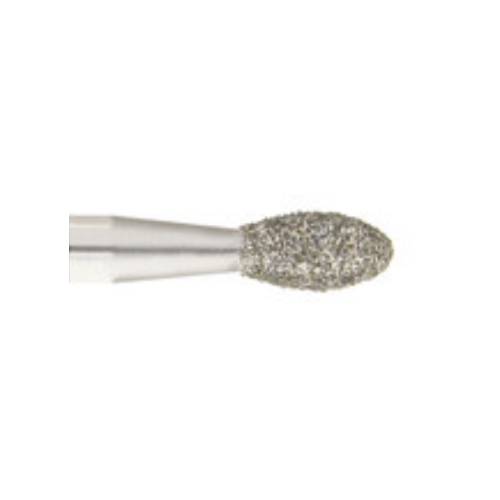 Premier Dental P379023XC Priva FG #379-023XC Egg Extra Coarse Grit Diamond Burs Black 5/Pk