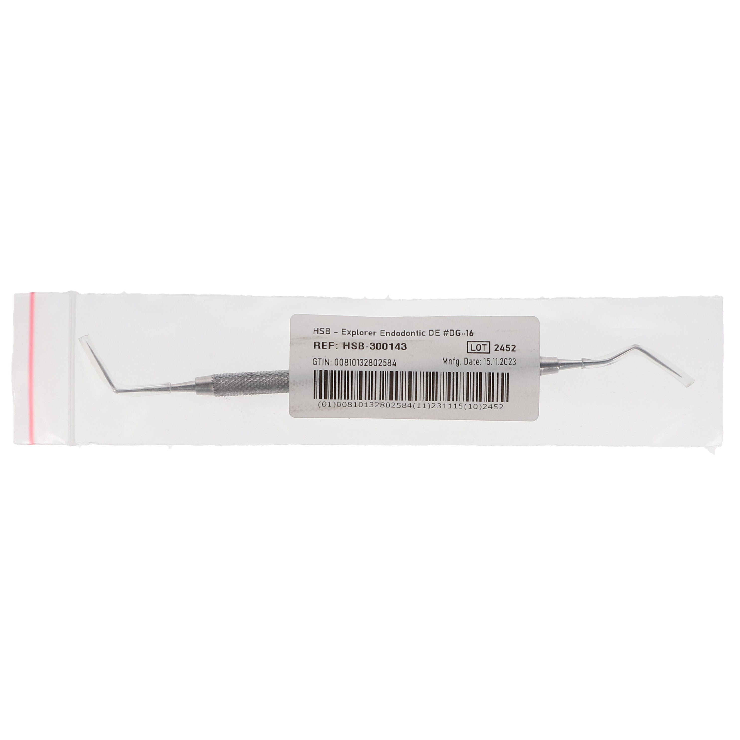 House Brand Dentistry 300143 Double End #DG-16 Endodontic Explorer