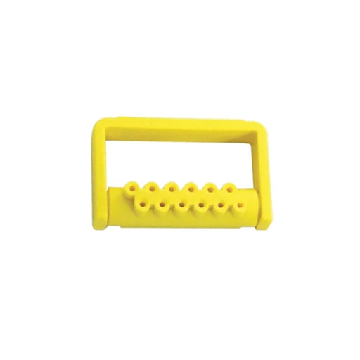 Pac-Dent 380LY Bur Bocks Plastic Bur Caddy 12-Hole FG Yellow