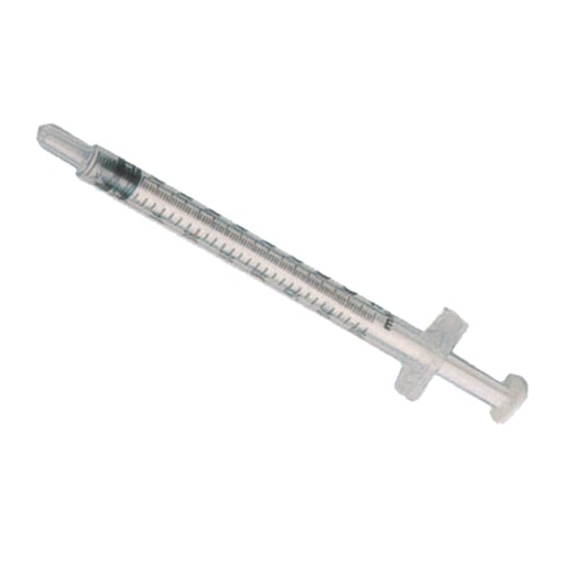 Exel 26048 Tuberculin Syringes Only 1cc Slip Tip with Cap 100/Bx