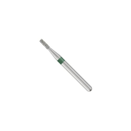 Premier Dental P835010C Priva FG #835-010 Flat End Cylinder Coarse Grit Diamond Burs Green 5/Pk
