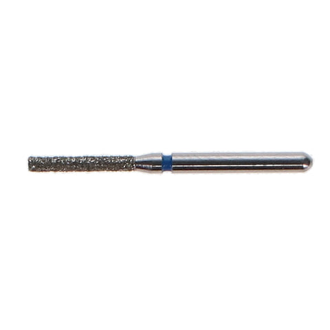 House Brand Dentistry 401598 FG 837-012M Flat End Cylinder Medium Grit Diamond Burs 10/Pk