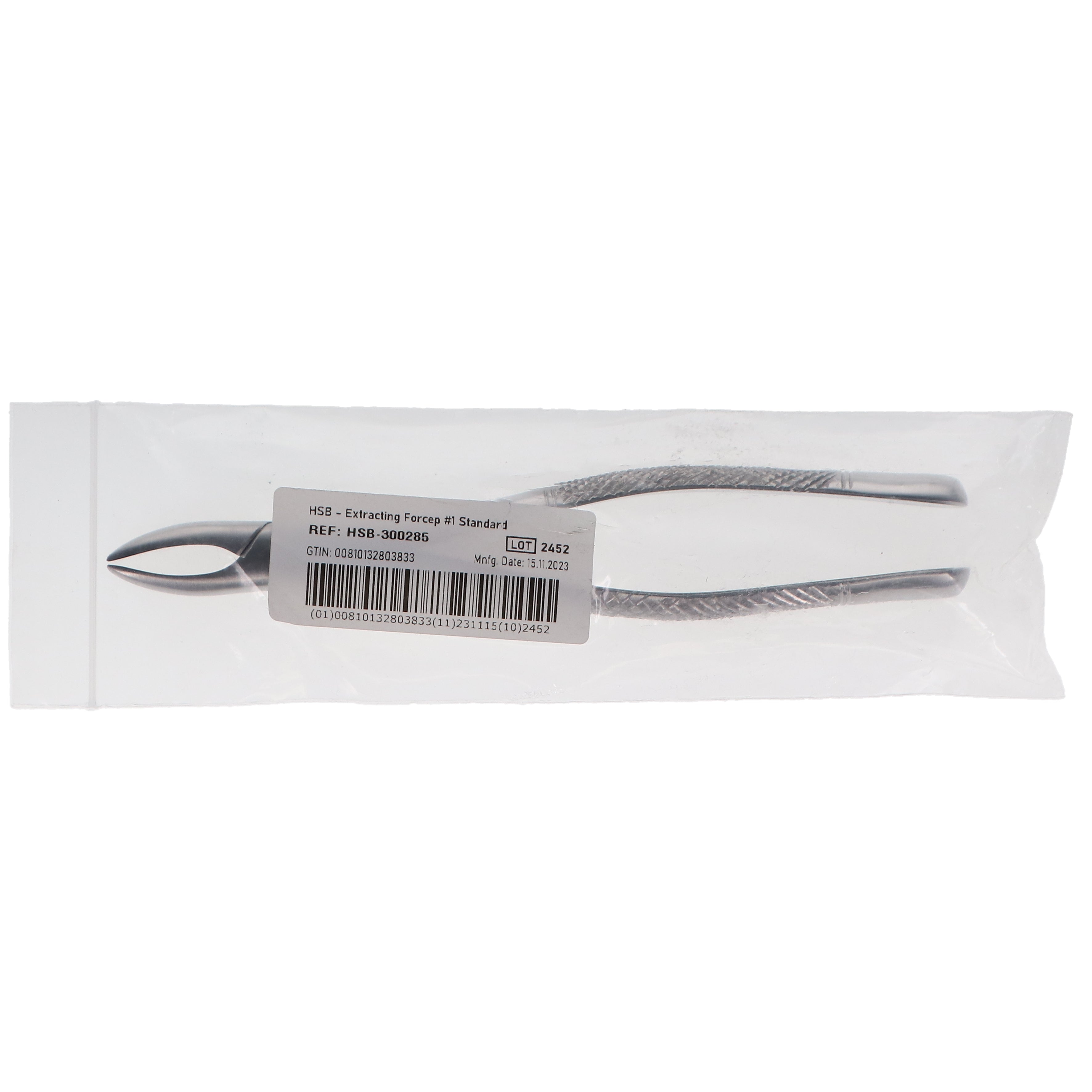 House Brand Dentistry 300285 HSB Dental Extraction Forceps #1 Standard