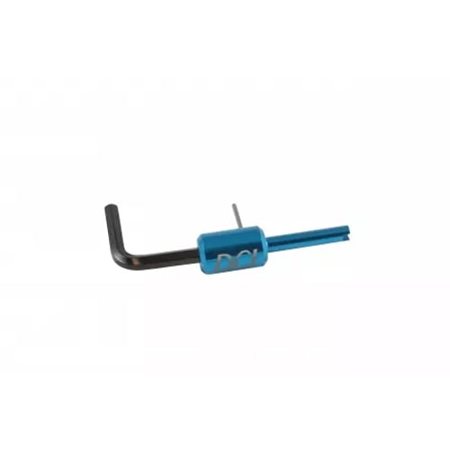 DCI 9287 3-In-1 Syringe Tool Includes Valve Core Quick-Change Adapter & Button Pin
