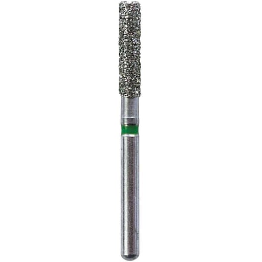Mydent 837-018C-5 Defend FG Flat End Cylinder Coarse Grit Diamond Burs 5/Pk