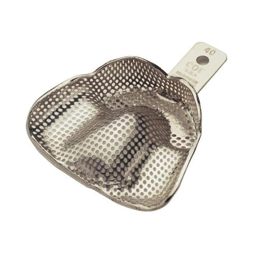 GC 260401 COE Perforated Immediate Denture Tray #40 McGowan XL Upper