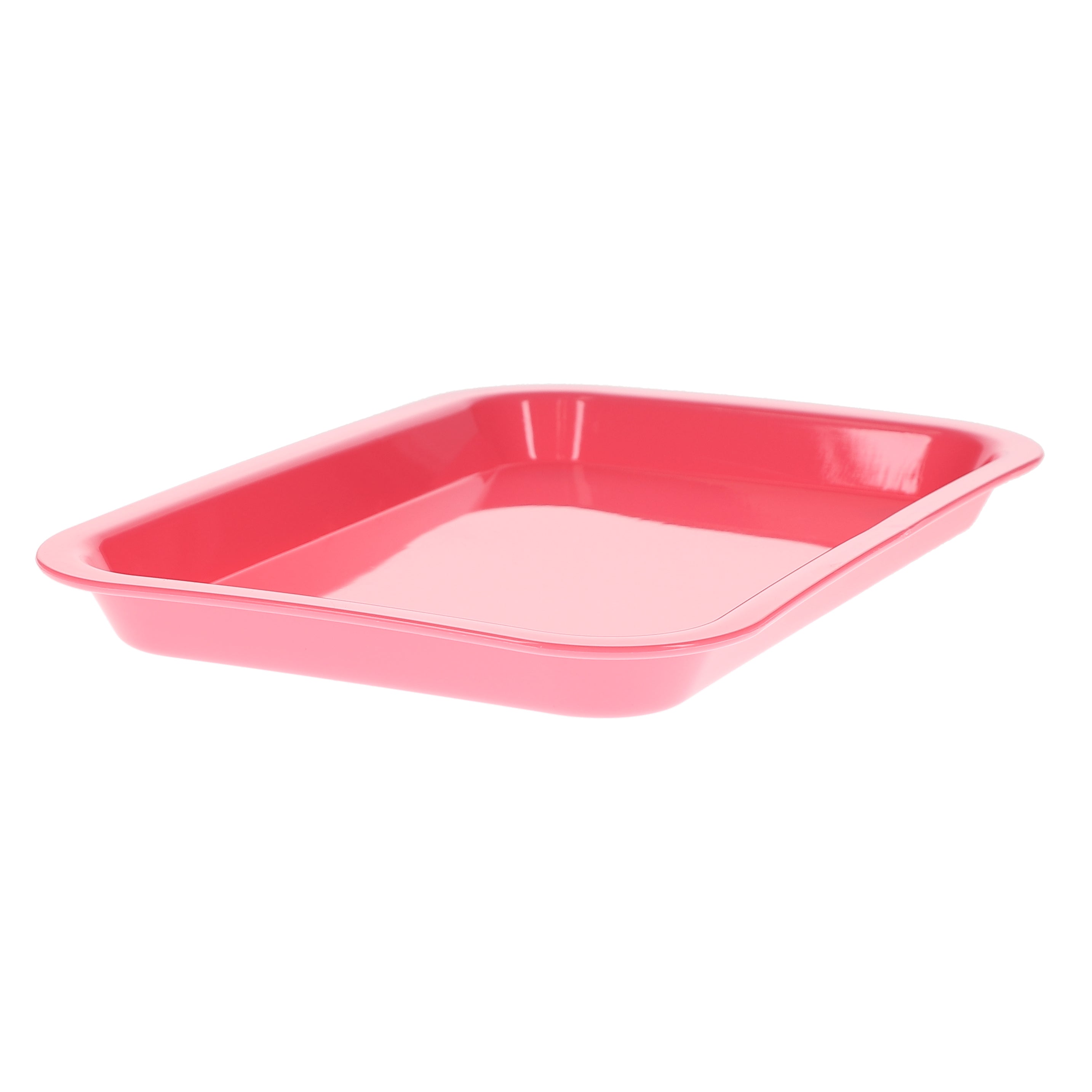 House Brand Dentistry 108158 HSB Set-Up Tray Flat #F Neon Pink Plastic 9-5/8