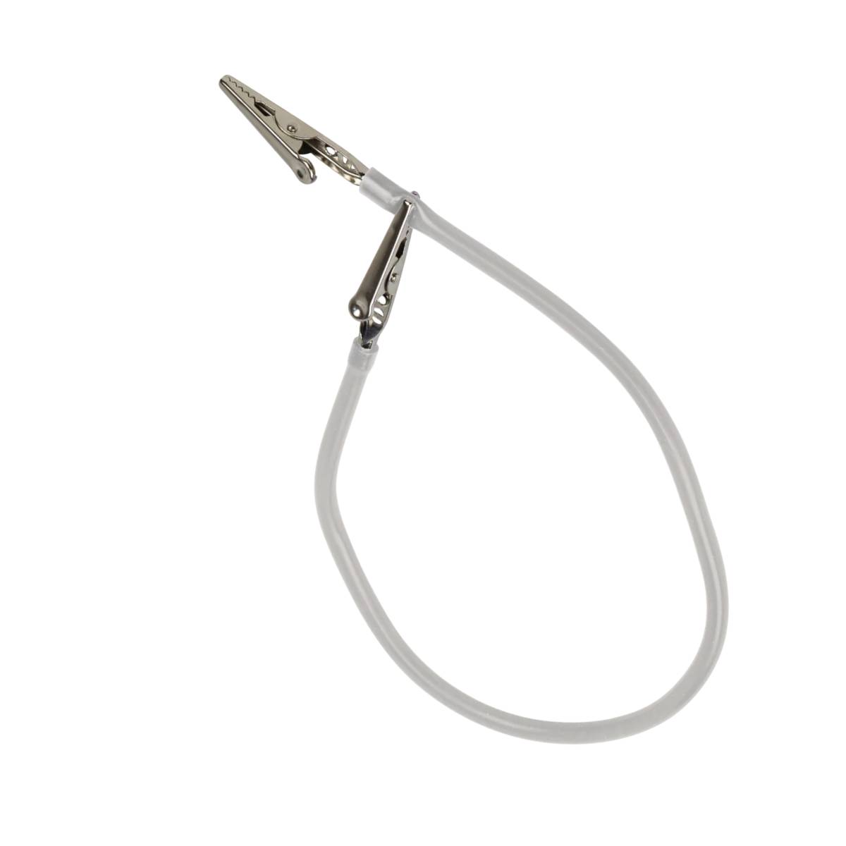 Plasdent 204ABC-1 Dental Patient Bib Clip White Silicone