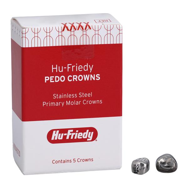 Hu-Friedy SSC-ULD2 Stainless Steel Crowns Upper Left Primary 1st #2 5/Pk