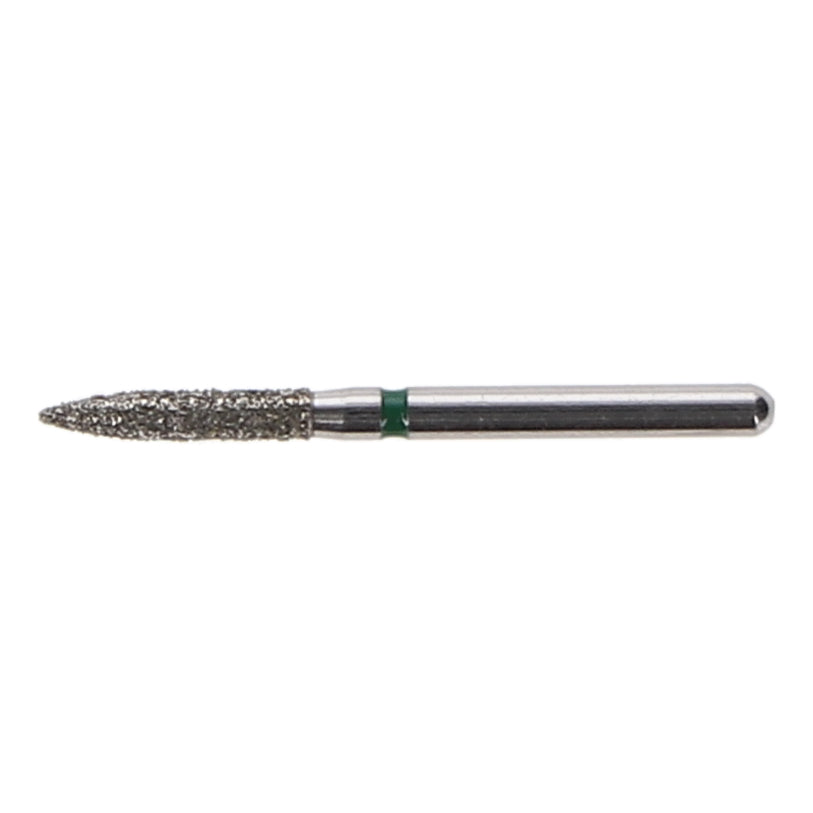 House Brand Dentistry 401728 HSB FG 862-014C Flame Coarse Grit Diamond Burs 10/Pk