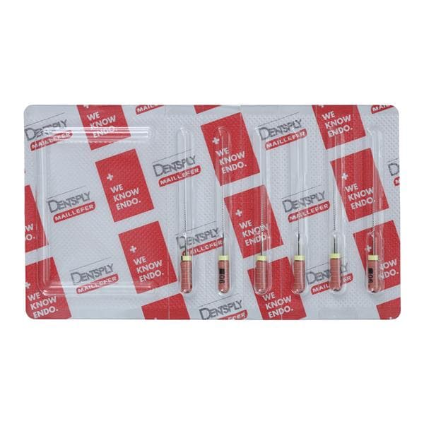 Dentsply Sirona A012D02500604 Ready-Steel K-File 25mm #06 Sterile 6/Pk 6840625