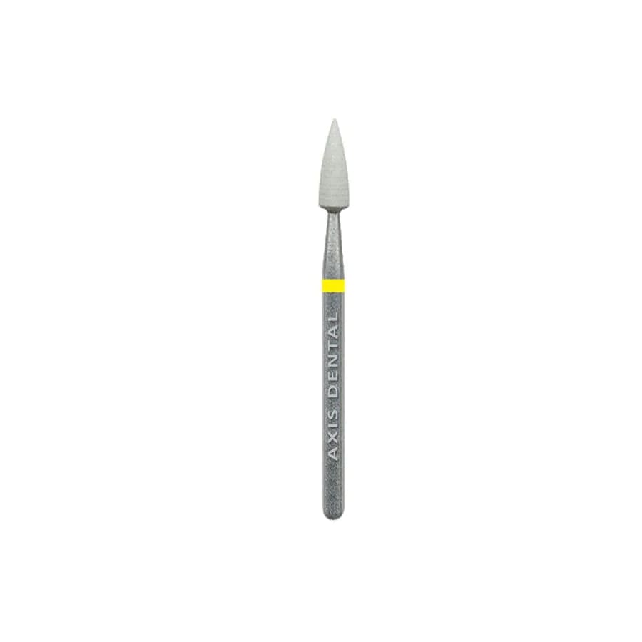 Axis Dental P19053-3 DiaGloss Polishers FG Flame Superfine White 3/Pk