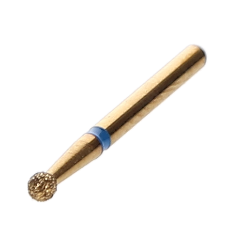 House Brand Dentistry 401955 HSB FG 801-018M Precision Zirconia Round Medium Grit Diamond Burs 5/Pk