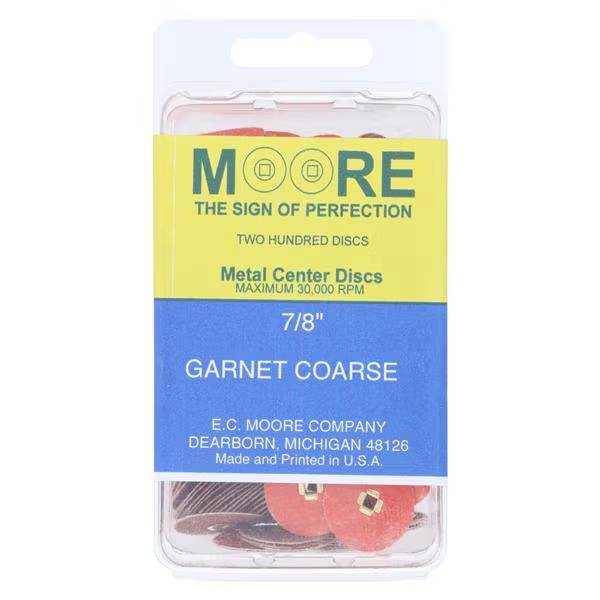 EC Moore BC-78-GCBB Paper Discs Brass Center 7/8