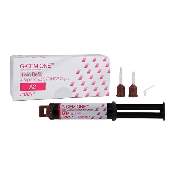 GC 013673 G-CEM One Universal Resin Cement Twin A2 2/Pk 4.6gm