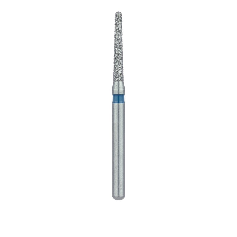 Meisinger 856-012-FG Round End Taper Chamfer FG Medium Grit Diamond Burs 5/Pk