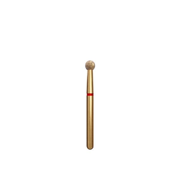 Coltene Whaledent R801F023FG Alpen FG #801.023 Round Fine Grit Red Diamond Burs 5/Pk