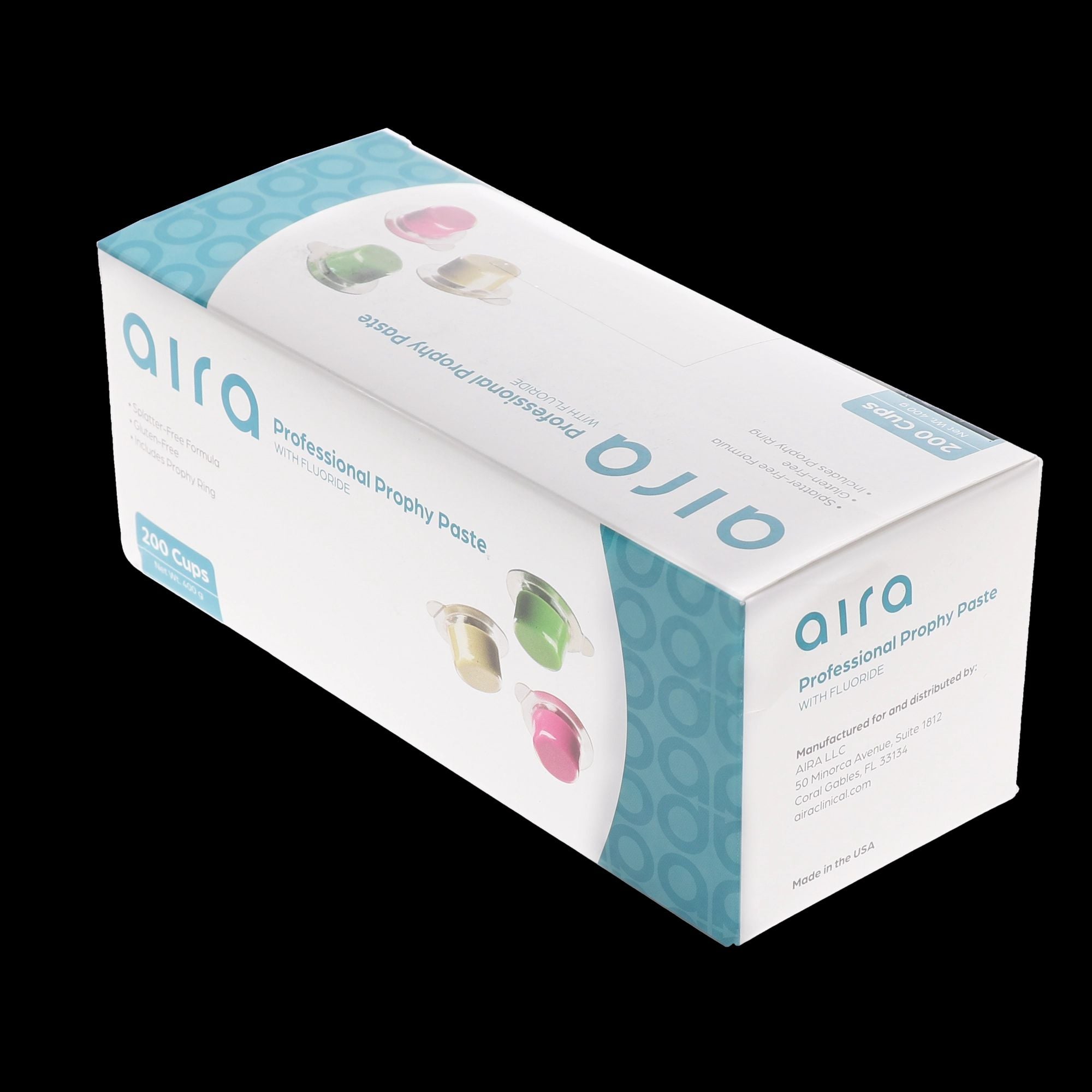 Aira 102012 Dental Prophy Paste Cups Bubble Gum Fine Grit 200/Bx