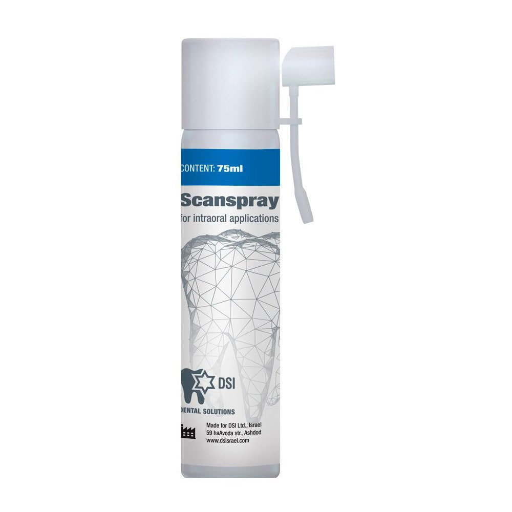 DSI MT-3730062 Intraoral Scan Spray For 3D CAD/CAM Digital Scanning Surface Matting 75mL