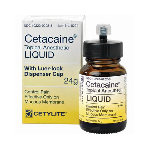 Cetylite 0224 Cetacaine Topical Liquid 24 Gm Bottle Replaces 0211