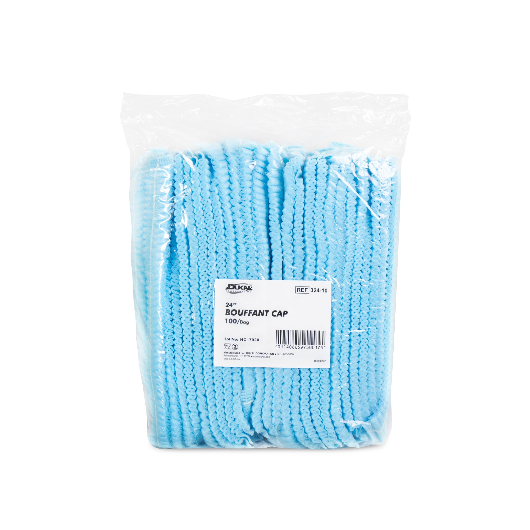 Dukal 324-10 Bouffant Caps 24