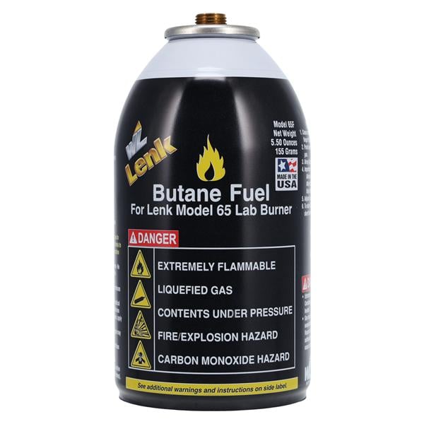 Wall-Lenk 65F Wall Lenk Butane Replacement Fuel For Laboratory Burner 5.5 Oz