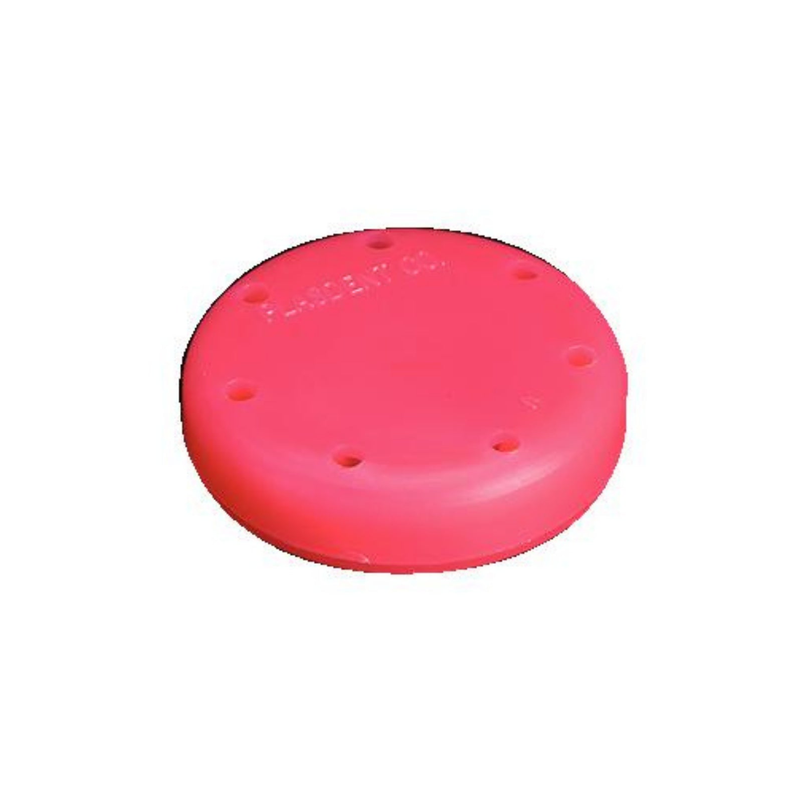 Plasdent 400BSS-6N Magnetic Dental Bur Block 7-Hole Small Round Neon Pink