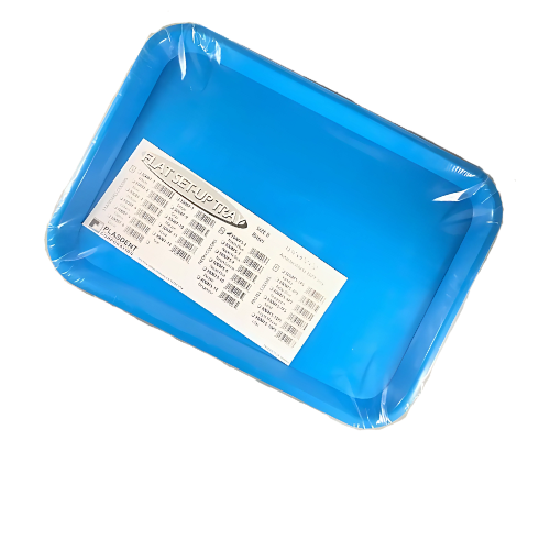 Plasdent 300BFS-2PS Flat Set-Up Tray Size B Ritter Baby Blue 13 3/8