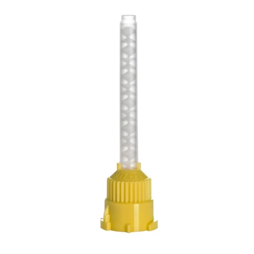 Hygedent SLZ-102392 Hexa Hp Mixing Tips 1:1 / 2:1 Small Yellow 4.2mm 48/Pk