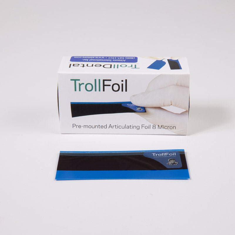 Almore 72075 TrollFoil Articulating Foil Double Sided Blue 100/Pk