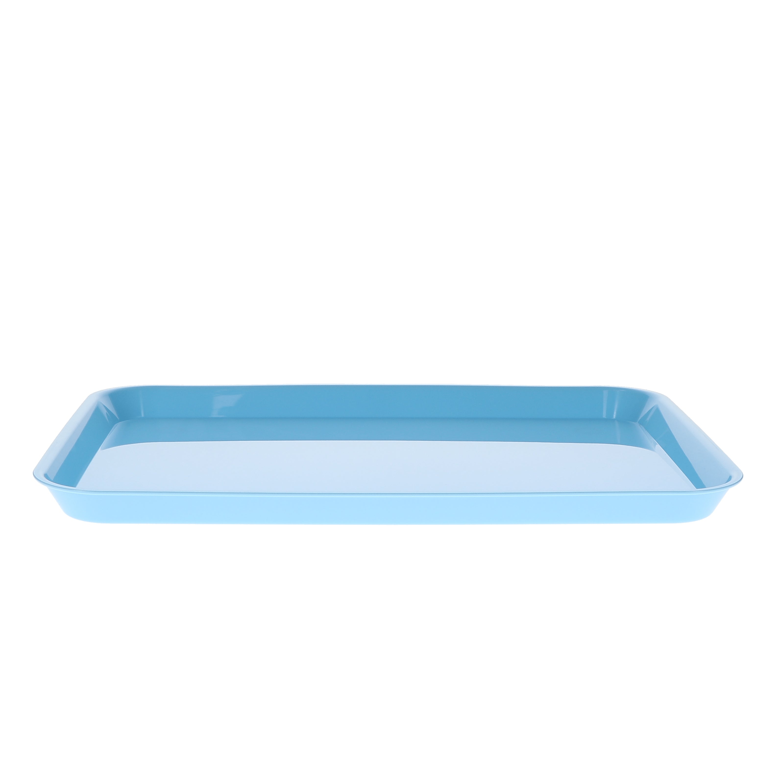 House Brand Dentistry 108136 HSB Set-Up Tray Flat #B Ritter Blue Plastic 13-3/8