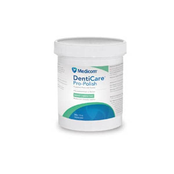 Medicom 10031-MMUN DentiCare Pro-Polish Medium Grit Mint 340 Gm Jar EXP Nov 2024