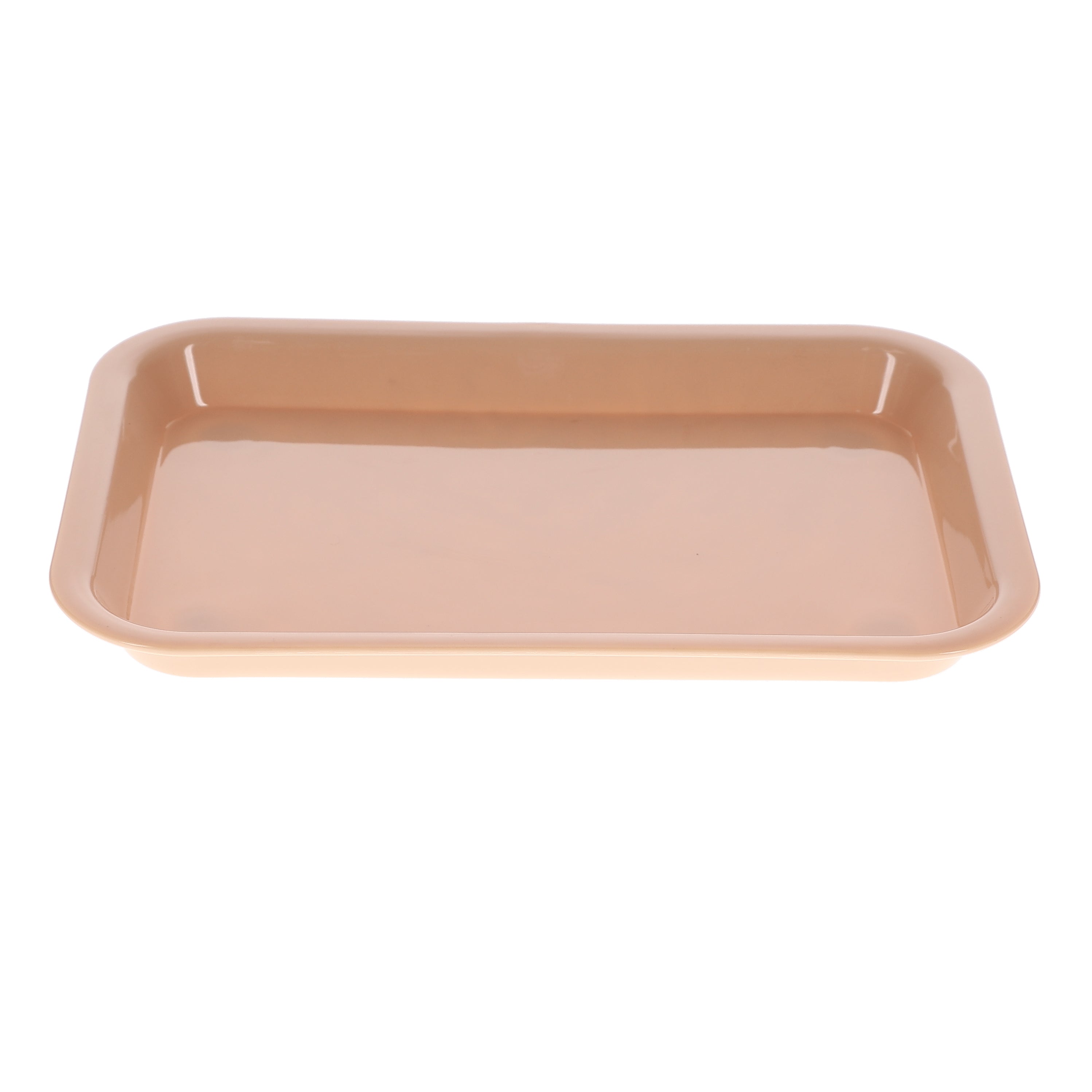 House Brand Dentistry 108159 HSB Flat Tray #F Mini Pastel Sand Plastic 9-5/8