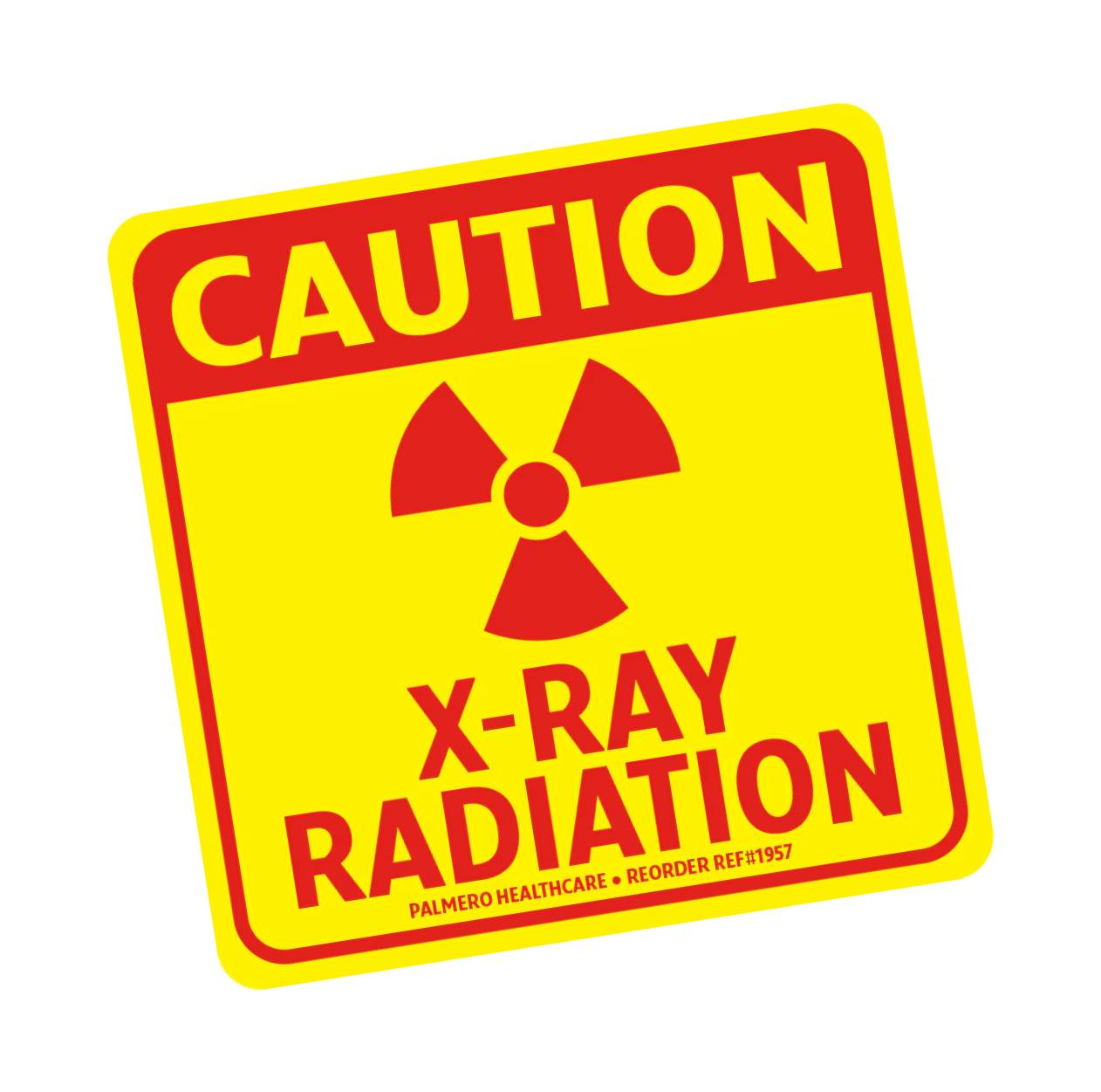 Palmero 1957 Caution Radiation Labels OSHA Compliant 3