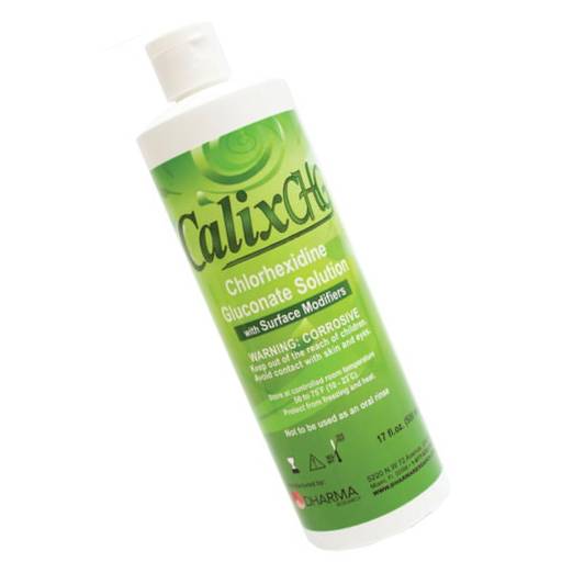 Dharma Research 28-00026 Calix-CHG Chlorhexidine Gluconate Solution 2% 500mL